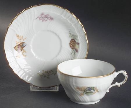 Shells Flat Cup & Saucer Set