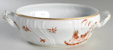 Siena Rust (Scalloped, Vecchio Ginori) Tureen No Lid