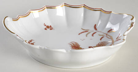 Siena Rust (Scalloped, Vecchio Ginori) Medium Oval Fluted Dish