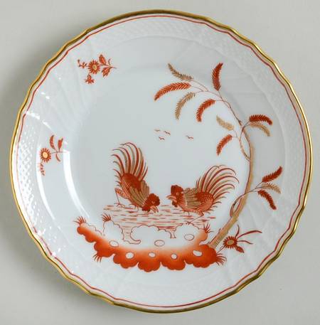 Siena Rust (Scalloped, Vecchio Ginori) Small Bread & Butter Plate