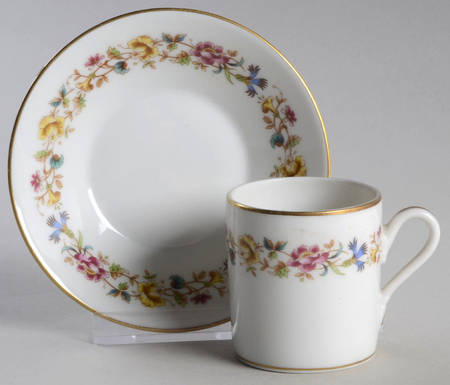 Sorrento Flat Demitasse Cup & Saucer Set