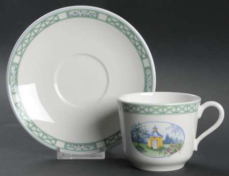 Stresa Flat Cup & Saucer Set