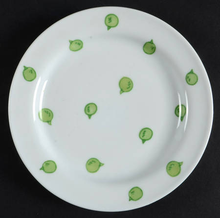 Sweet Pea Bread & Butter Plate