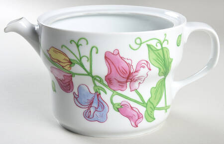 Sweet Pea Teapot No Lid