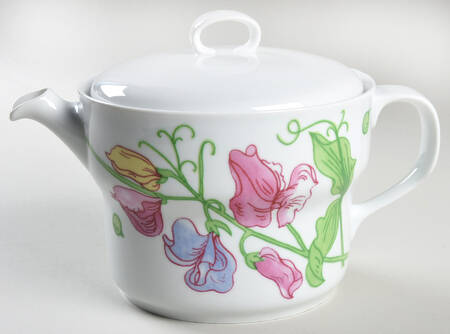 Sweet Pea Teapot & Lid