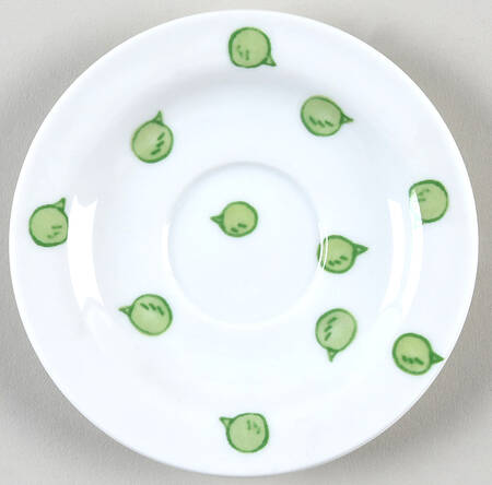 Sweet Pea Saucer for Demitasse Cup