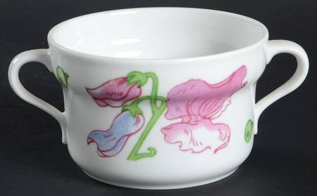 Sweet Pea Flat Cream Soup Bowl