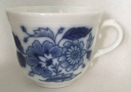 Taormina Blue Flat Demitasse Cup