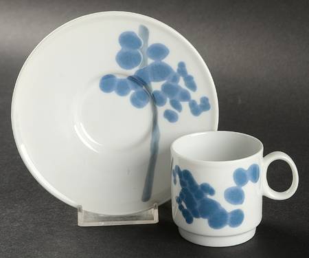 Tokay Flat Demitasse Cup & Saucer Set