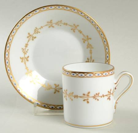 Venezia Flat Demitasse Cup & Saucer Set