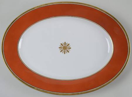 Visconte Red 16" Oval Serving Platter