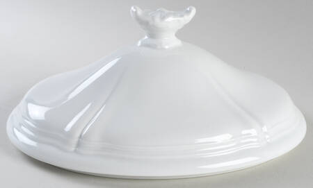 White Antico Doccia Lid for Tureen