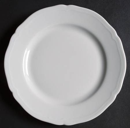 White Antico Doccia Salad Plate