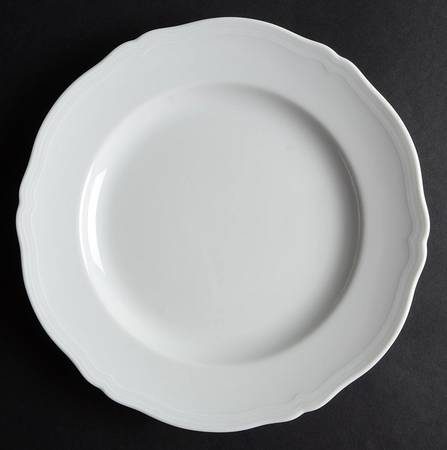 White Antico Doccia Salad/Dessert Plate