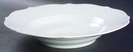 Museo White Large Rim Soup Bowl