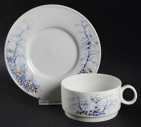 Willow Flat Cup & Saucer Set