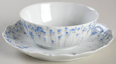 Bluet Mayonnaise Bowl & Underplate