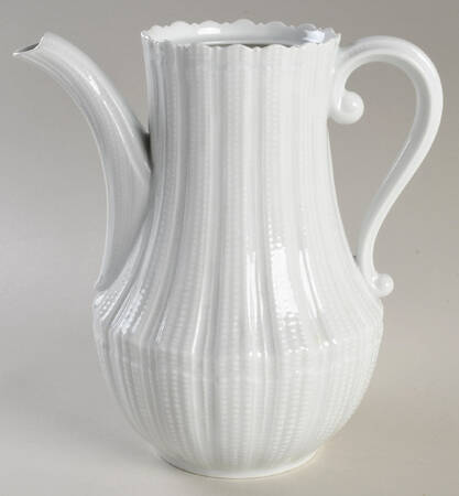 Corail White Coffee Pot No Lid
