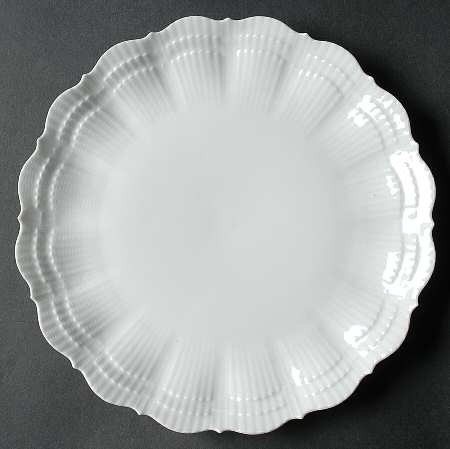 Corail White Salad Plate