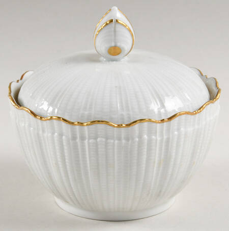 Gold Corail Sugar Bowl & Lid