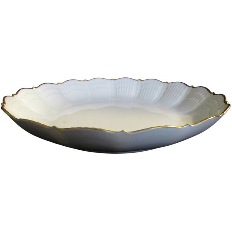 Gold Corail 11" Shallow Round Bowl