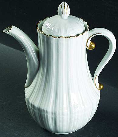 Gold Corail Coffee Pot & Lid