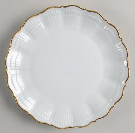 Gold Corail Salad Plate by Giraud China