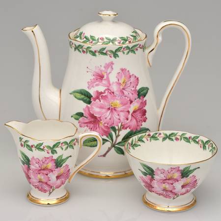Laurel Time 4 Piece Tea Set