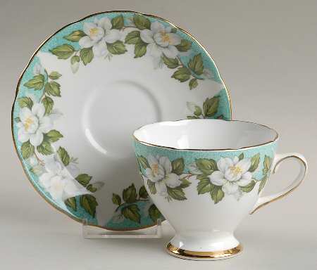 Montrose Footed Cup & Saucer Set