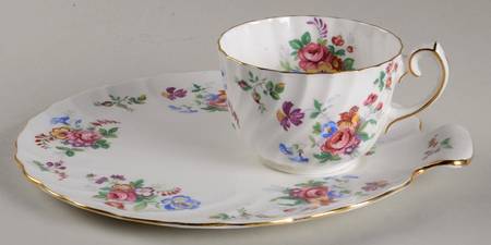 Picardy Snack Plate & Cup Set