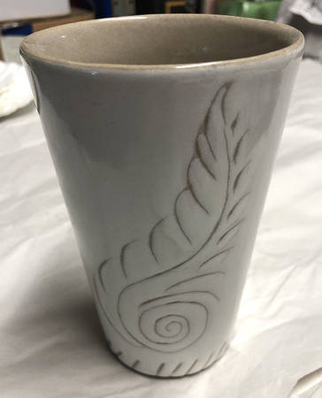 Feather Tall China Tumbler