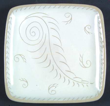 Feather Luncheon Plate