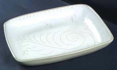 Feather 11" Rectangular Vegetable Bowl