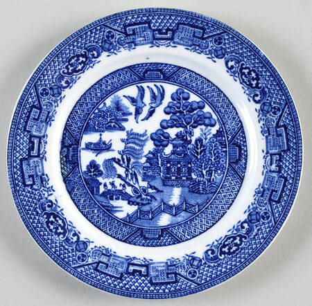 Willow Blue Bread & Butter Plate