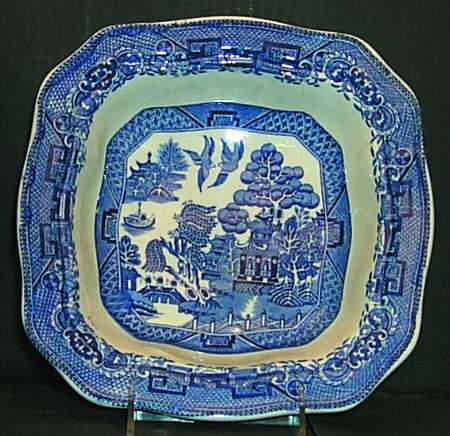 Willow Blue Square Vegetable No Lid