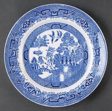 Willow Blue Luncheon Plate