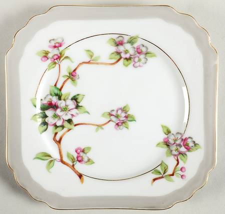 Apple Blossom Square Salad Plate
