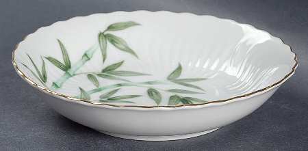 Bamboo (Scalloped) Fruit/Dessert (Sauce) Bowl