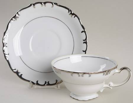 Baronet Footed Cup & Saucer Set