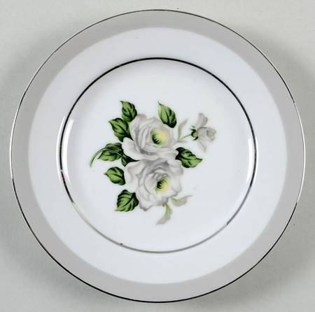 First Love (Platinum Trim) Bread & Butter Plate