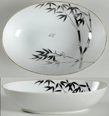 Plabamboo 10" Oval Vegetable Bowl