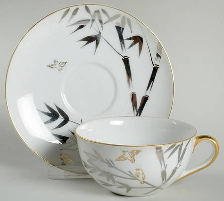 Plabamboo Flat Cup & Saucer Set
