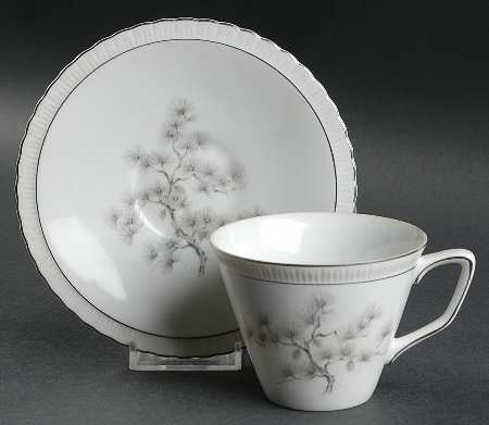 Regal Pine Flat Cup & Saucer Set