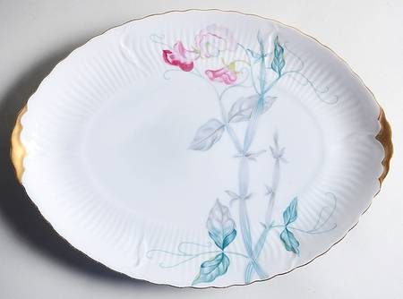Sweet Pea 12" Oval Serving Platter