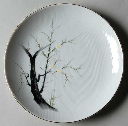 White Plum Salad Plate