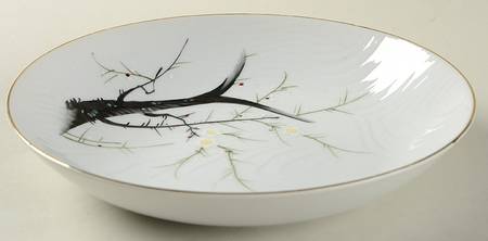 White Plum Coupe Soup Bowl