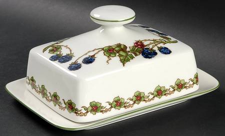 Brombeere Rectangular Covered Butter
