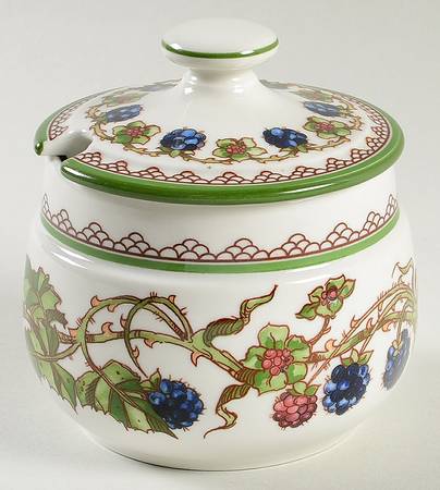 Brombeere Sugar Bowl & Lid
