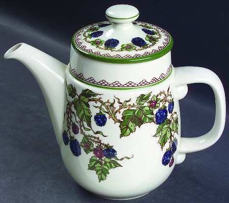 Brombeere Coffee Pot & Lid