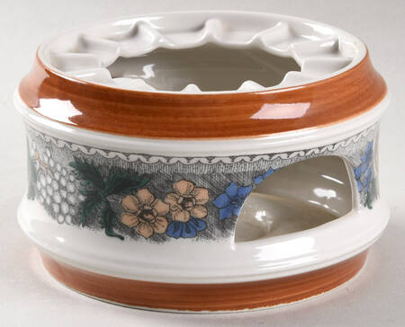 Burgund China Warmer Stand